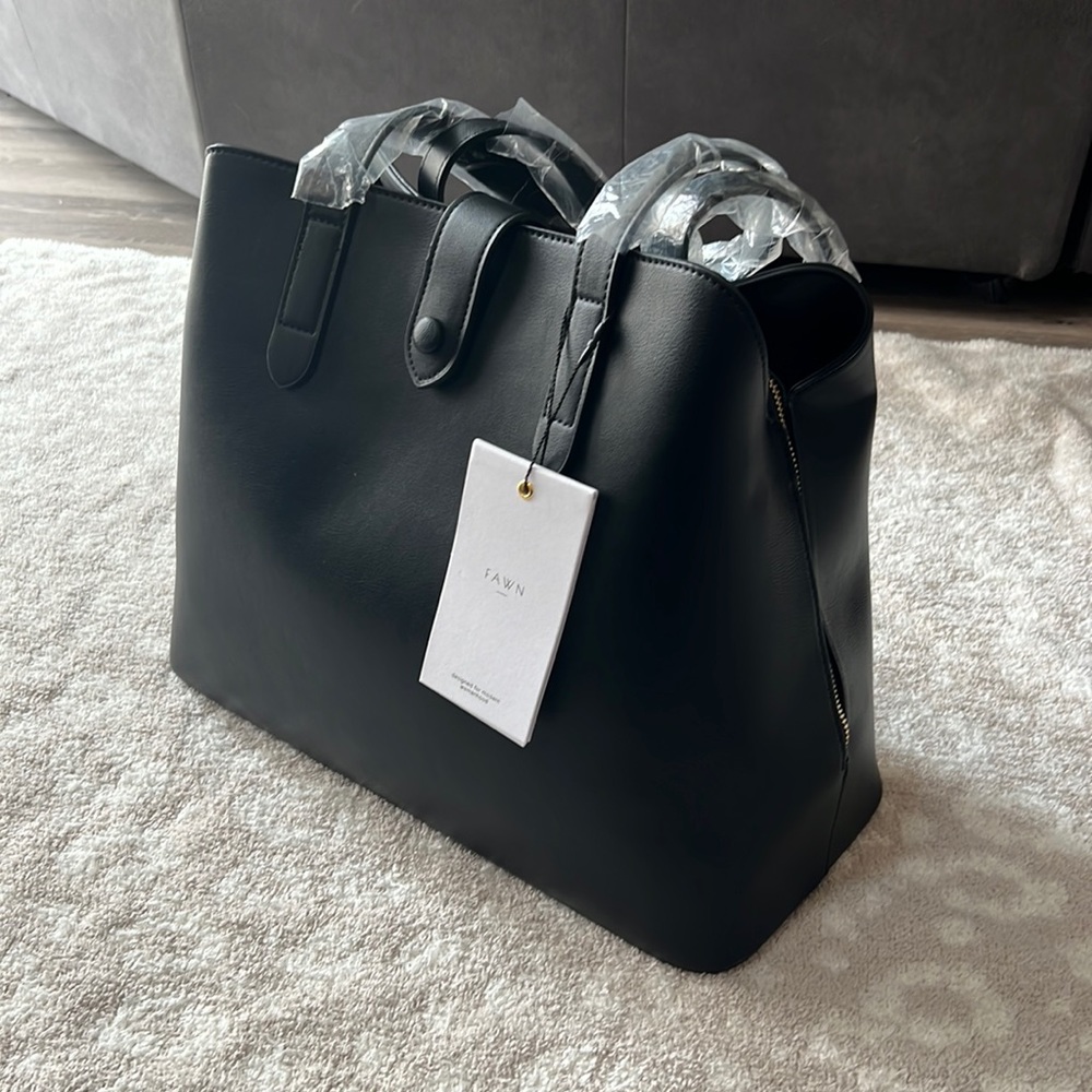 Fawn Leather Satchel